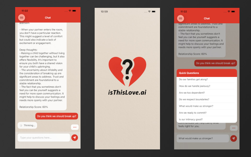 isThisLove project screenshot